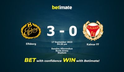 Elfsborg vs Kalmar FF Forudsigelse, odds og væddemål 17/09/2023