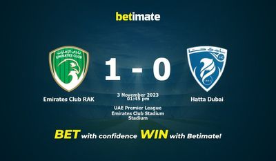 Emirates Club RAK vs Hatta Dubai Forudsigelse, odds og væddemål 11/03/2023