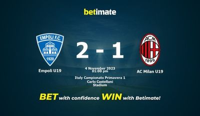 Empoli U19 vs AC Milan U19 Forudsigelse, odds og væddemål 11/04/2023