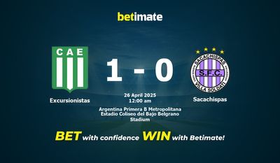 Udflugter vs Sacachispas Forudsigelser, odds og væddemål 25/04/2025
