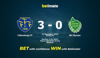 Falkenbergs FF vs BK Olympic Forudsigelse, Odds & Betting Tips 11/11/2023
