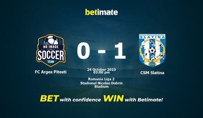 FC Arges Pitesti vs CSM Slatina Forudsigelse, odds og væddemål 24/10/2023