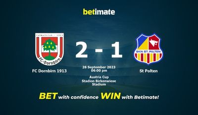 FC Dornbirn 1913 vs St Polten Forudsigelse, odds og væddemål 26/09/2023