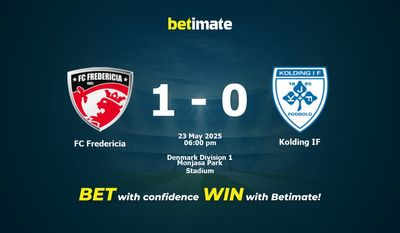 FC Fredericia vs Kolding IF Forudsigelse, odds og væddemål 23/05/2025