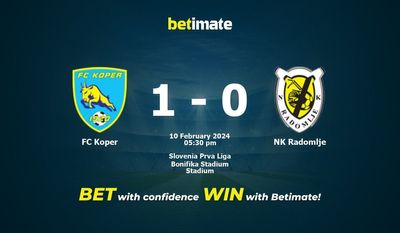 FC Koper vs NK Radomlje Forudsigelse, odds og væddemål 02/10/2024