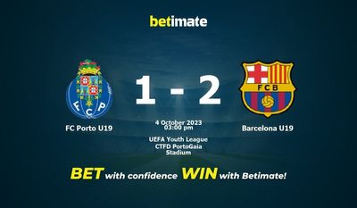 FC Porto U19 vs Barcelona U19 Forudsigelse, odds og væddemål 10/04/2023