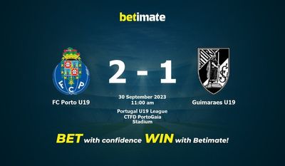 FC Porto U19 vs Guimaraes U19 Forudsigelse, odds og væddemål 30/09/2023