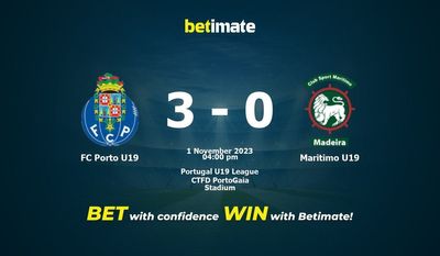 FC Porto U19 vs Maritimo U19 Forudsigelse, odds og væddemål 11/01/2023