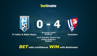 FC Sellier & Bellot Vlasim vs Pardubice Forudsigelse, odds og væddemål 20/01/2024