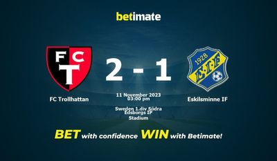 FC Trollhättan vs Eskilsminne IF Forudsigelser, odds og væddemål 11/11/2023