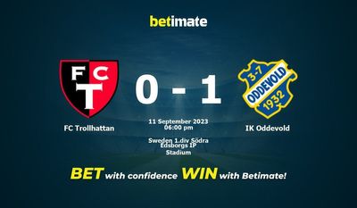 FC Trollhättan vs IK Oddevold Forudsigelse, odds og væddemål 09/11/2023