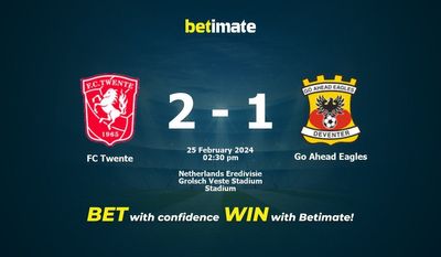 FC Twente vs Go Ahead Eagles forudsigelse, odds og væddemål 25/02/2024
