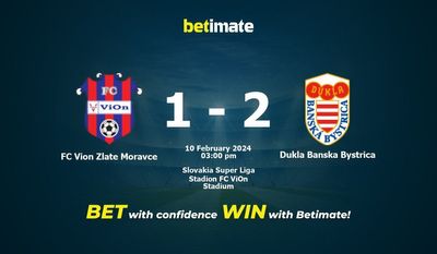 FC Vion Zlate Moravce vs Dukla Banska Bystrica Forudsigelse, odds og væddemål 02/10/2024