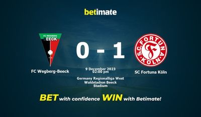 FC Wegberg-Beeck vs SC Fortuna Köln Forudsigelse, odds og væddemål 12/09/2023