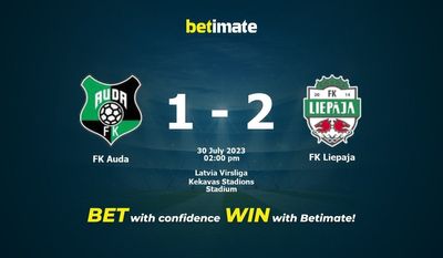 FK Auda vs FK Liepaja Forudsigelse, odds og væddemål 30/07/2023