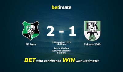 FK Auda vs Tukums 2000 forudsigelse, odds og væddemål 11/05/2023