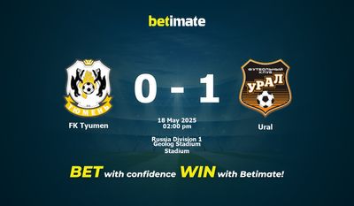FK Tyumen vs Ural Forudsigelse, odds og spiltips 18/05/2025