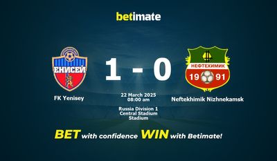 FK Yenisey vs Neftekhimik Nizhnekamsk Forudsigelse, odds og væddemål 22/03/2025