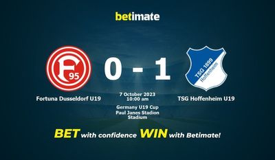 Fortuna Dusseldorf U19 vs TSG Hoffenheim U19 Forudsigelse, odds og væddemål 10/07/2023