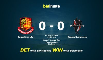 Fukushima Utd vs Roasso Kumamoto Forudsigelse, odds og væddemål 03/13/2024