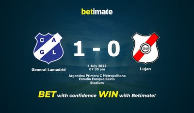 General Lamadrid vs Lujan Forudsigelse, odds og væddemål 07/04/2023