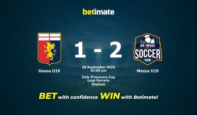 Genoa U19 vs Monza U19 Forudsigelse, odds og væddemål 26/09/2023