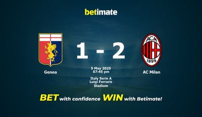Genoa vs AC Milan Forudsigelse, Odds & Spiltips 05/05/2025