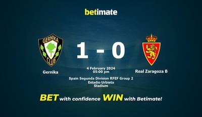 Gernika vs Real Zaragoza B Forudsigelse, odds og væddemål 02/04/2024