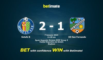 Getafe B vs UD San Fernando Forudsigelse, odds og væddemål 01/07/2024