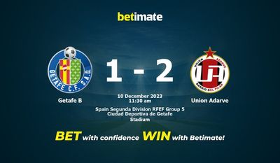 Getafe B vs Union Adarve forudsigelse, odds og væddemål 12/10/2023