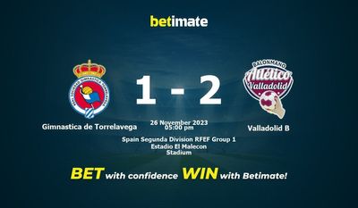 Gimnastica de Torrelavega vs Valladolid B Forudsigelse, odds og væddemål 26/11/2023