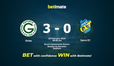 Goias vs Ipora EC Forudsigelse, Odds & Betting Tips 18/02/2024