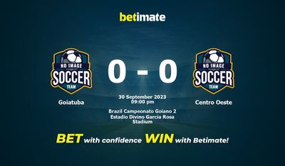 Goiatuba vs Centro Oeste Forudsigelse, odds og væddemål 30/09/2023