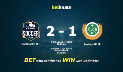 Hammarby TFF vs Bodens BK FF Forudsigelse, odds og væddemål 09/10/2023