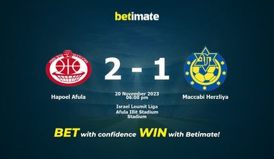 Hapoel Afula vs Maccabi Herzliya Forudsigelse, odds og væddemål 20/11/2023