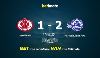 Hapoel Afula vs Maccabi Kabilio Jaffa Forudsigelse, odds og væddemål 01/05/2024