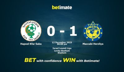 Hapoel Kfar Saba vs Maccabi Herzliya Forudsigelse, odds og væddemål 12/12/2023