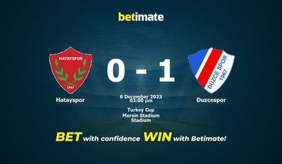 Hatayspor vs Duzcespor Forudsigelse, odds og væddemål 12/06/2023