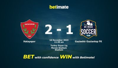 Hatayspor vs Gazisehir Gaziantep FK Forudsigelse, odds & Væddemålstips 16/12/2023