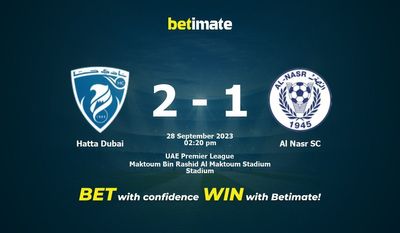 Hatta Dubai vs Al Nasr SC Forudsigelse, odds og væddemål 28/09/2023