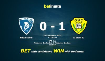 Hatta Dubai vs Al Wasl SC Forudsigelse, odds og væddemål 15/09/2023