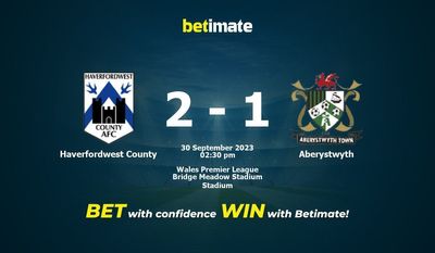 Haverfordwest County vs Aberystwyth Forudsigelse, odds og væddemål 30/09/2023