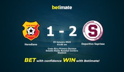 Herediano vs Deportivo Saprissa Forudsigelse, odds og væddemål 25/01/2024