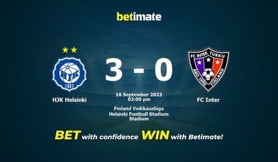 HJK Helsinki vs FC Inter Forudsigelse, odds og væddemål 16/09/2023