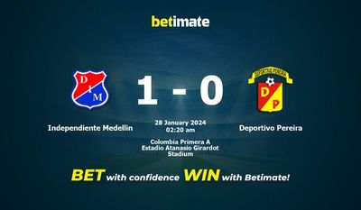 Independiente Medellin vs Deportivo Pereira Forudsigelse, odds og væddemål 28/01/2024