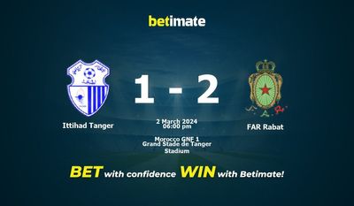 Ittihad Tanger vs FAR Rabat Forudsigelse, odds og væddemål 03/02/2024