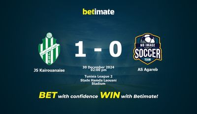 JS Kairouanaise vs AS Agareb Forudsigelse, odds og væddemål 30/12/2024