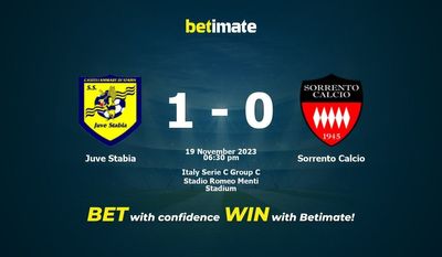 Juve Stabia vs Sorrento Calcio Forudsigelse, odds og væddemål 19/11/2023