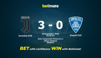 Juventus U19 vs Empoli U19 Forudsigelse, odds og væddemål 18/09/2023