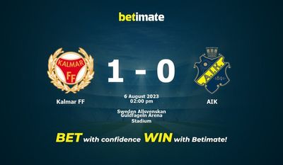 Kalmar FF vs AIK Forudsigelse, odds og væddemål 08/06/2023